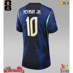 Brazil Neymar Jr #10 Replica Away Stadium Shirt for Women World Cup 2026 Short Sleeve